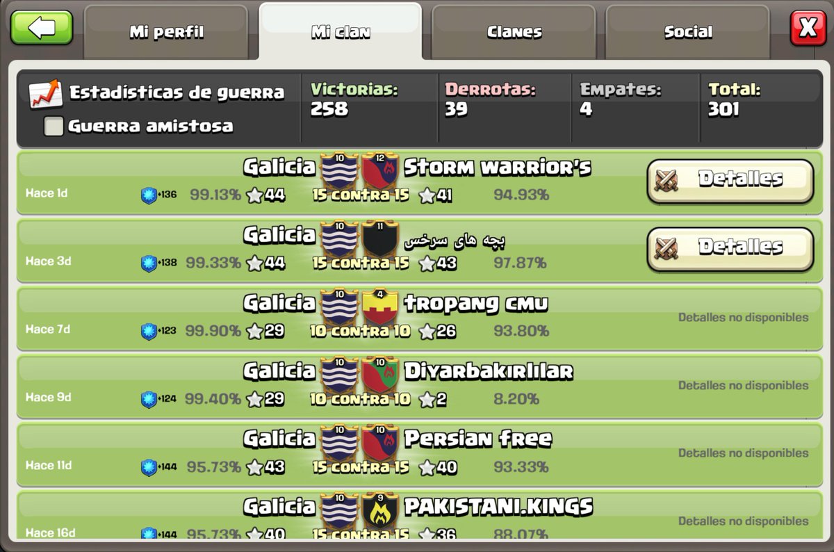 ClanGalicia's tweet photo. Seguimos con nuestro magnifico registro de guerras!@ClanGalicia #L2RRVCUR https://t.co/h2hywcmVxb