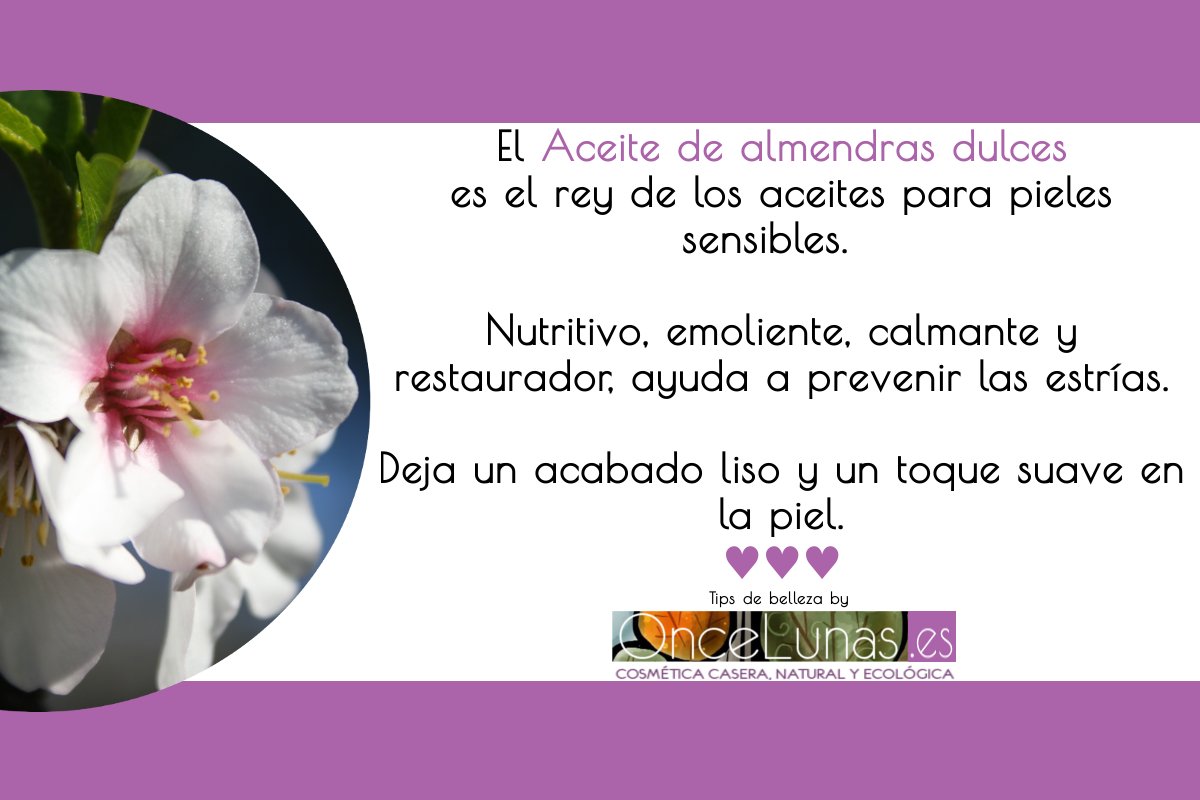 once_lunas's tweet photo. Aceite de almendras dulces: ingredientes de cosmética casera natural
https://t.co/UilDWFDS4h https://t.co/DHGO7jTSzZ