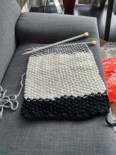 babashuh's tweet photo. Two #scarves for #homeless friends in progress @beanies_masato  - what do you think? https://t.co/SnfJAOUZyu