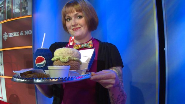 JohnGushue's tweet photo. 'Poutine queen' puts crafty DIY skills to crochet her way to win Mary Brown's contest 

https://t.co/UqM9EHojKz https://t.co/Bv1bfSMPFo