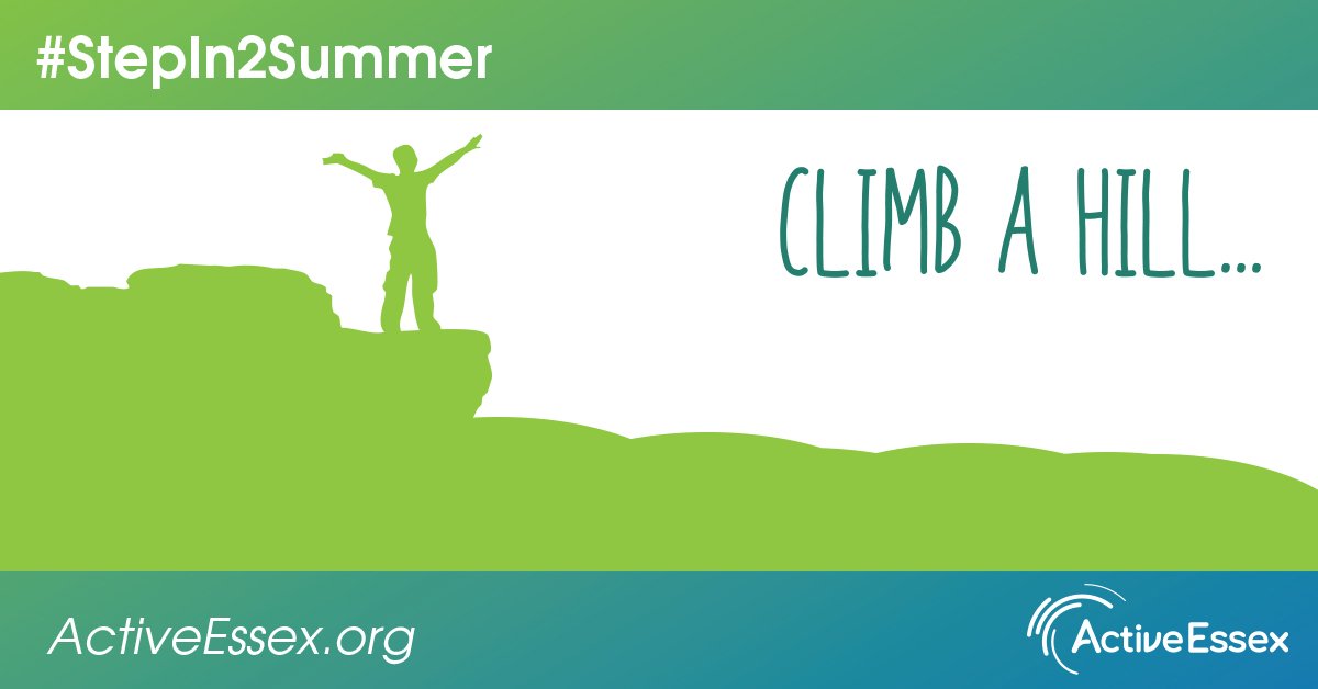ActiveEssex's tweet photo. #Stepin2Summer by climbing a hill! Don't forget to enter into our Competition & you could win some amazing prizes>> https://t.co/36SZsdW2Kn https://t.co/klVV9bTy5K