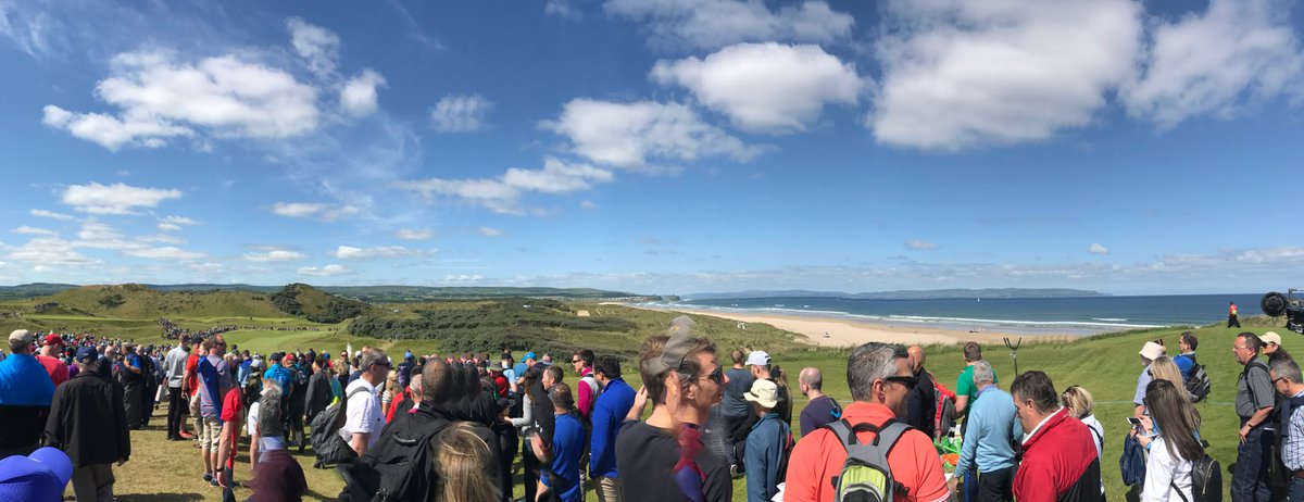 silverhand30's tweet photo. WHAT.A.VIEW ๐ณโ๏ธ@PortstewartGC @DDFIrishOpen #firsttee #NIMadeinGolf https://t.co/IubPDtbShB