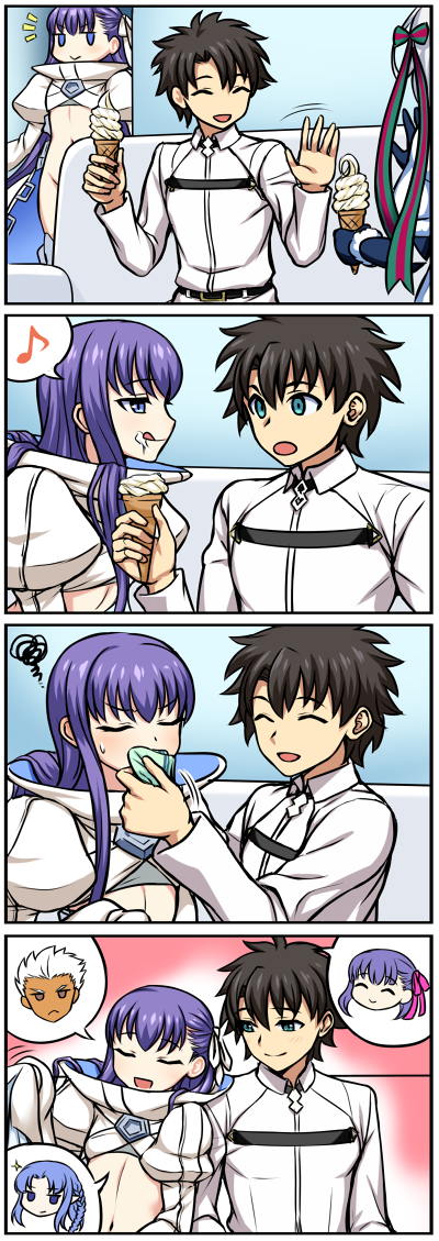 【メルトリリス漫画】エゴちゃんは話したい #FGO
「--ねぇ、今日はこんなことがあったのよ」 