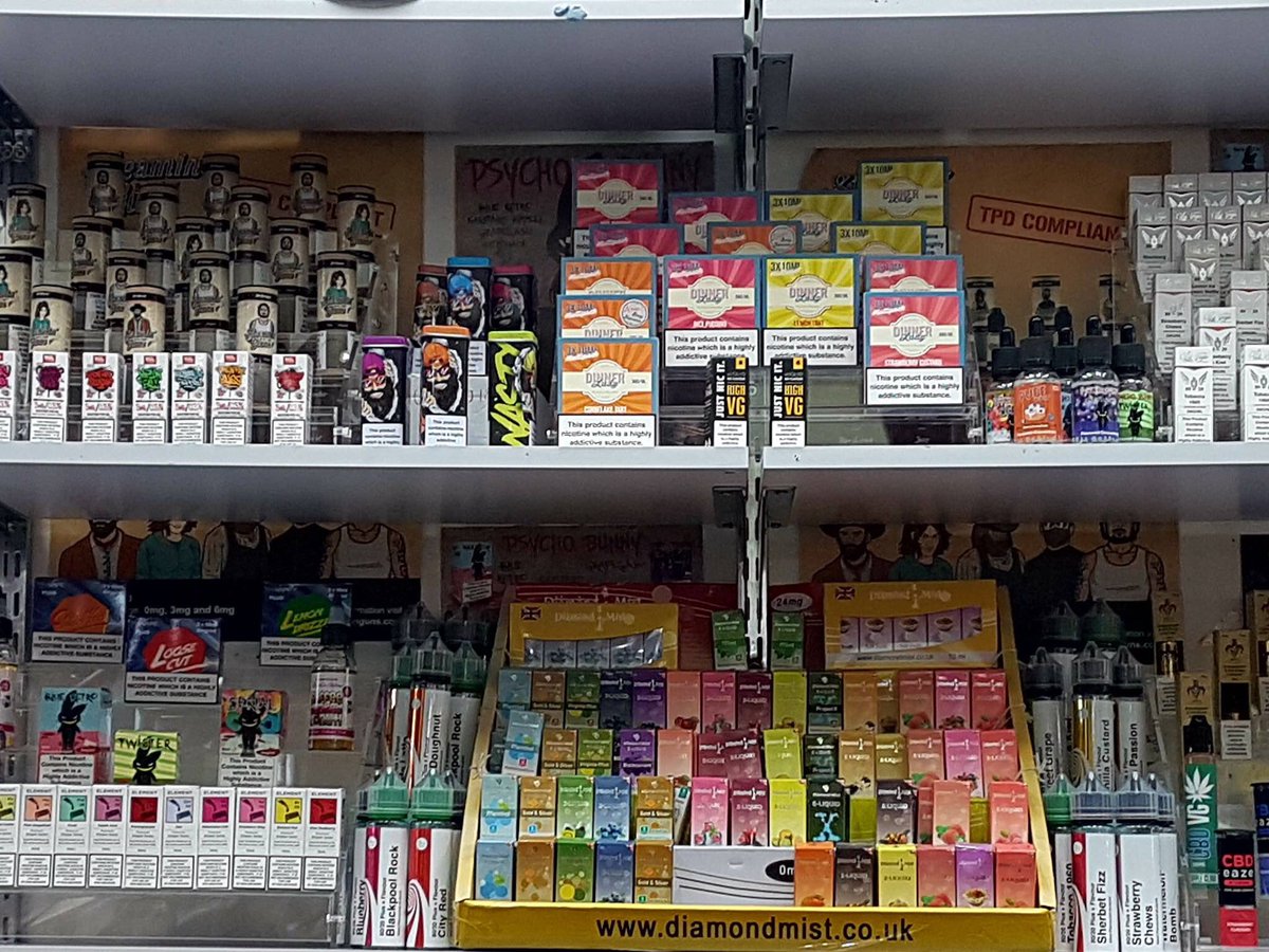 coventrymarket's tweet photo. @RolIeze have fantastic new e-juice range with over 100 flavours in stock https://t.co/Eb6mMYpCVm
