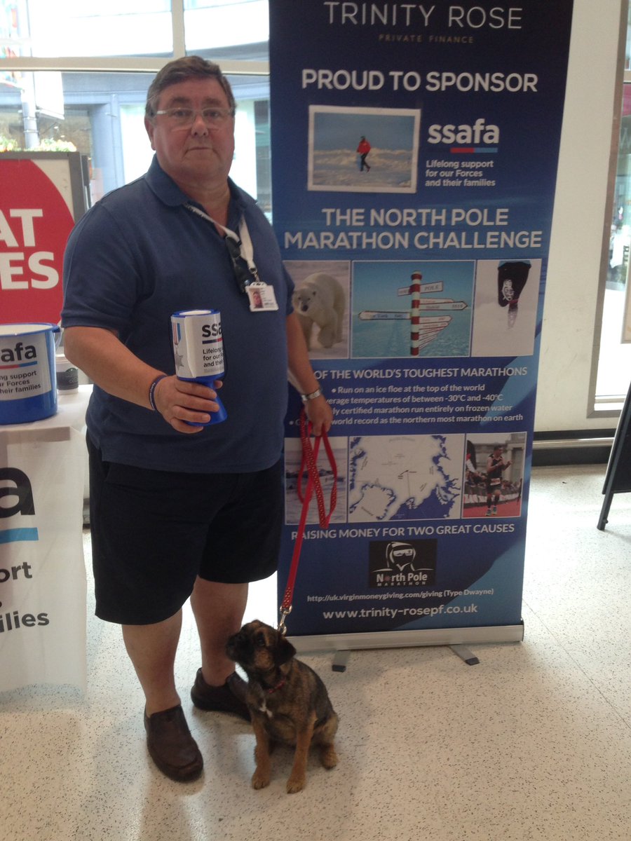 fundraising team joined by dynamic duo Nick <a href="/Martha/">Martha Bishop</a>! Great response from the generous people of Walton <a href="/SSAFASurrey/">SSAFA Surrey</a> <a href="/NorthPoleDwayne/">Ice Runner</a> <a href="/SSAFA/">SSAFA</a>