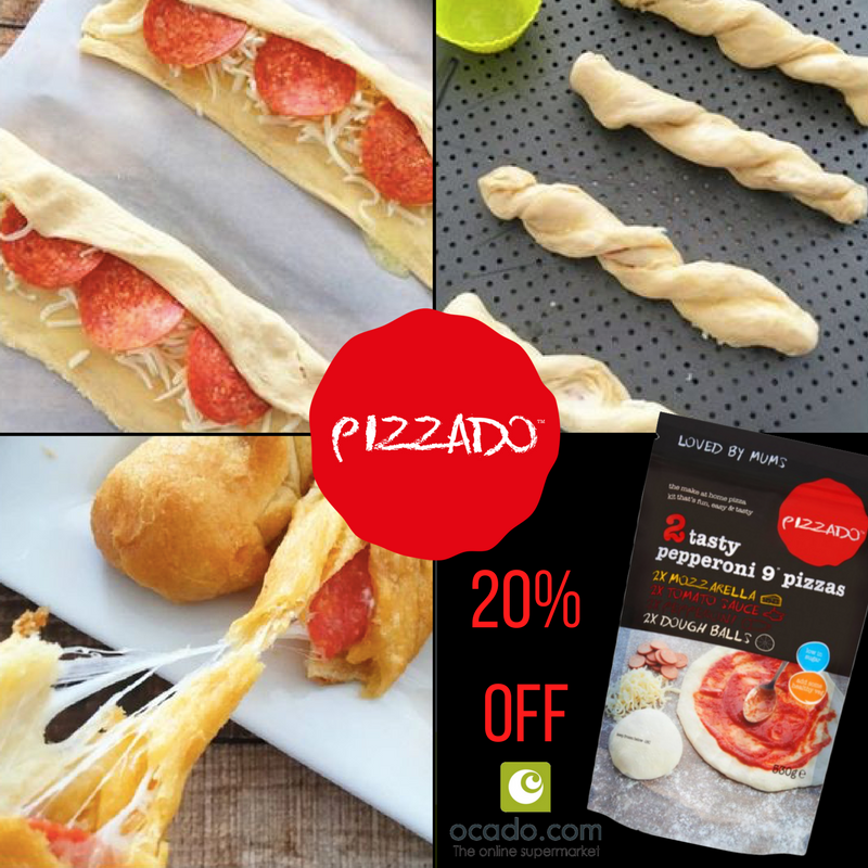 <a href="/Pizzado_kit/">Pizzado</a> Pepperoni Twisters, Dinner and entertainment sorted! Pizzado is 20% OFF on <a href="/Ocado/">Ocado</a> NOW  bit.ly/PizzadoOffer #PizzadoIT