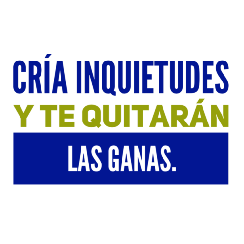 libromobi's tweet image. Cría inquietudes y te quitarán las ganas. frases.mobi/post/162738435…