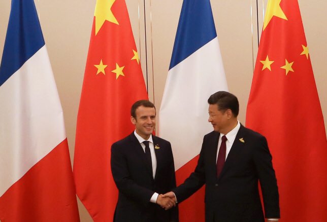 EmmanuelMacron's tweet image. Pour défendre l'accord de Paris, la France et la Chine sont unies. #MakeOurPlanetGreatAgain