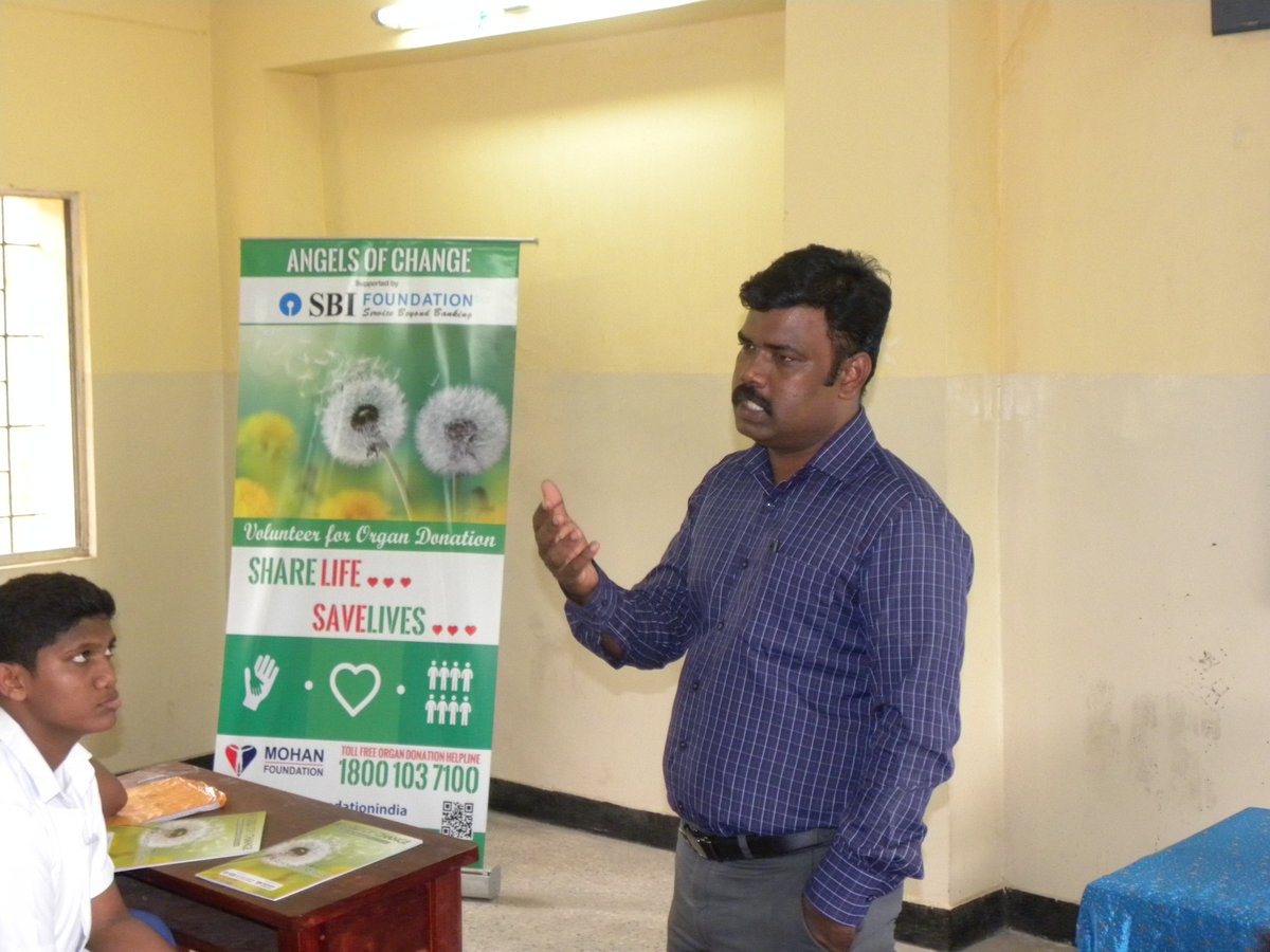 Hemal_Kanvinde's tweet photo. Student Motivation: donor family talk, thank you letter, poem #angelsofchange #OrganDonation @SBI_FOUNDATION @drvikingkoti @MohanFoundation https://t.co/bC3ZabBsI4