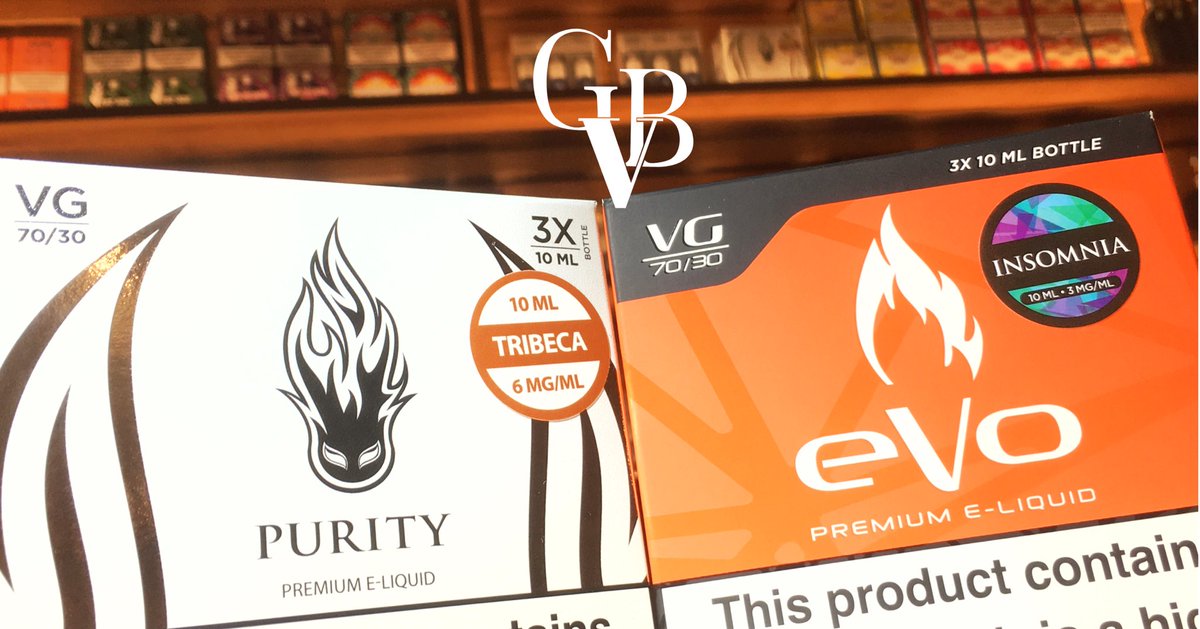 gbvapeshop's tweet photo. @purityeliquid &amp; @eVo_Eliquid Grab yours today! Great flavours! 💨💨👍 #VAPEFINDR #vape #eliquid #gbvapeshop #eliquid #winning #vapelife #cloud https://t.co/VY5t3ZoaI8