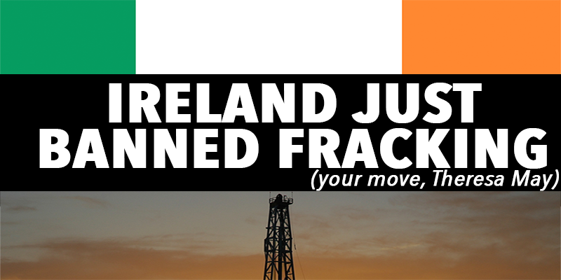 MikeHudema's tweet photo. BAM! #Ireland joins #France, #Germany, #Bulgaria in banning #fracking https://t.co/RXJDypSVSo
#cdnpoli #KeepItInTheGround #WaterIsLife https://t.co/ZpwDWl8HQF
