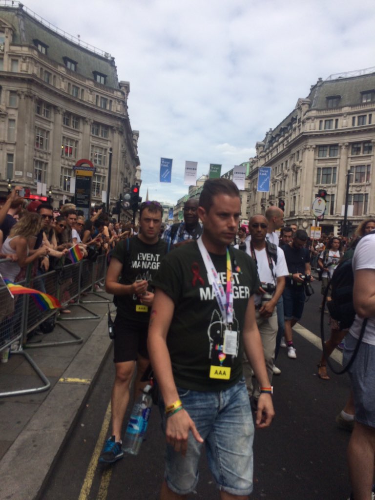 SexualAvengers's tweet photo. #PrideinLondon event managers telling press photographers not to photograph 300 strong protest currently leading parade #noprideinborders https://t.co/4XDUk6FHGy
