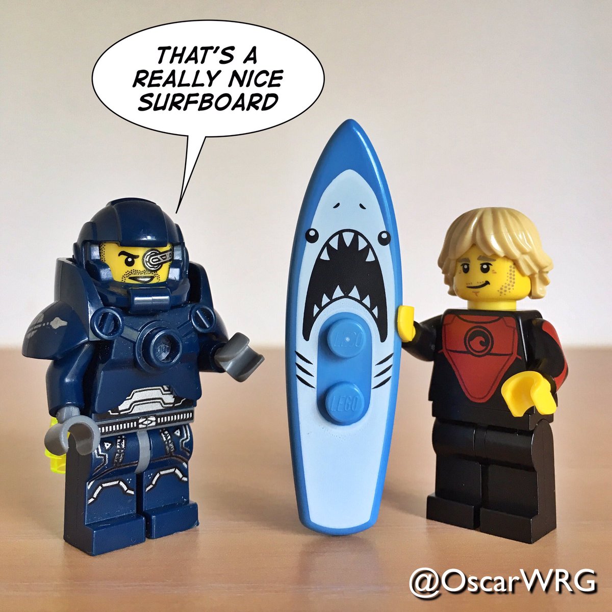 OscarWRG's tweet photo. #LEGO_Galaxy_Patrol #LEGO #Professional #Surfer #ProfessionalSurfer @LEGO_Group @DoSAinterntl https://t.co/OFM7d9vGBk