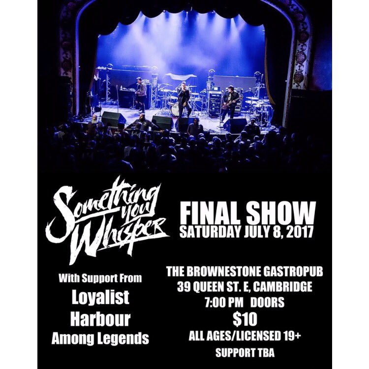 RIP TO US
Final Show Tonight!
7pm at <a href="/BrownestoneGP/">The Brownestone GP</a>