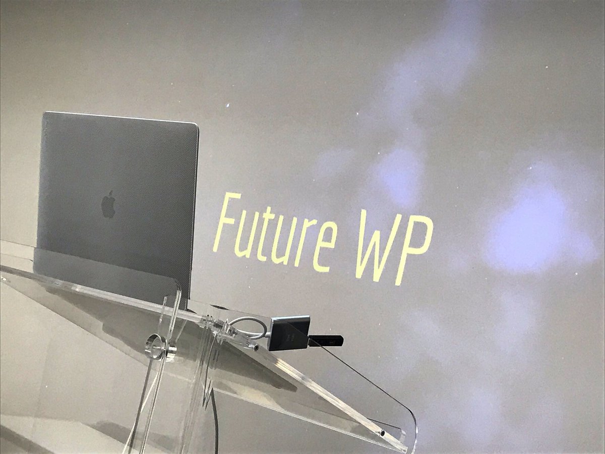 MotorK's tweet photo. Today we host "#FutureWP" to promote and share modern #WordPress development. Great work guys! 😎 (pic @future_wp) https://t.co/NpCGGkcDRE