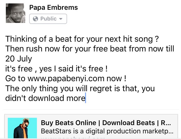 papabenyigh's tweet photo. #rap #beat_maker #hiphop #TrapNation #trapbeat https://t.co/I9KjYnunDh to buy your beats for your next hit song https://t.co/PSCoI2O2R1
