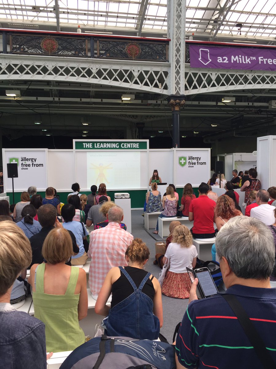 MapMyGut's tweet photo. Dr Michelle Beaumont @chelliusbee is speaking at @AllergyShow all about microbes! #mapmygut #allergyshow https://t.co/Xp2vnnDR4W