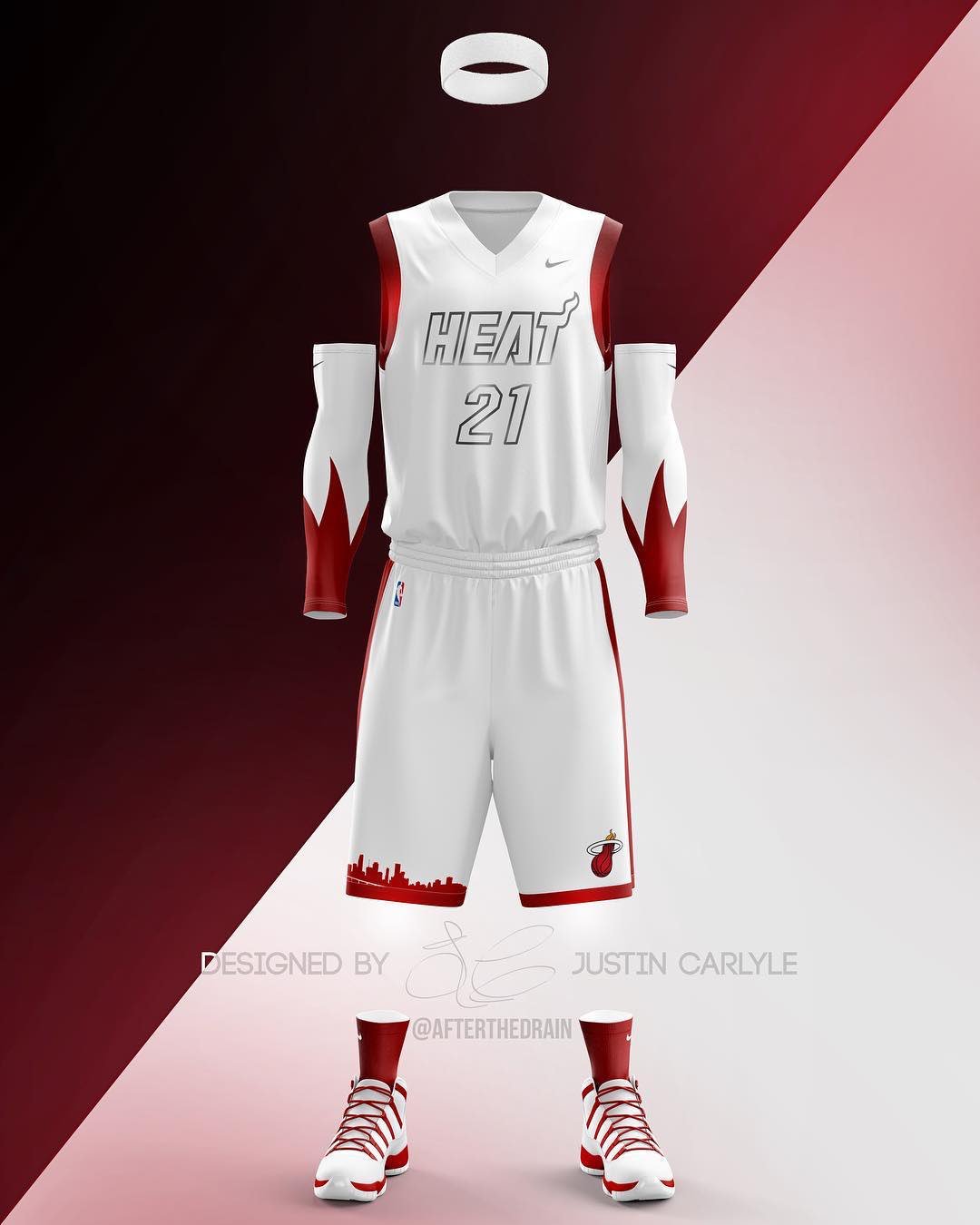 Justin Carlyle Design on X: Custom @MiamiHEAT alternate jersey concept, how will Kelly Olynyk do next season? #HEATIsOn #heat #nba #NBASummerLeague #NbaFreeAgency2017 / X