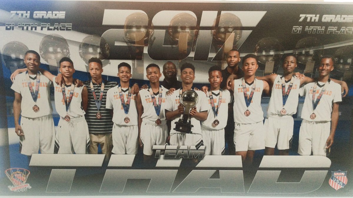 aldandridge's tweet photo. Congratulations to Team Thad 2022 for their 4th place finish at the 13U AAU National Championship #4intheNation @TeamThad21 https://t.co/QrxKfl2fPQ