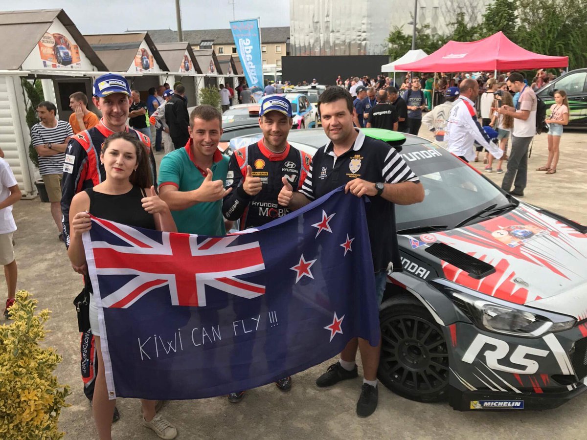 HaydenPaddon's tweet photo. Big thanks for everyone that made us feel welcome this week here in France and all the Kiwi support @FFSportAuto @rallyerouergue https://t.co/kR0PfdL7Mr