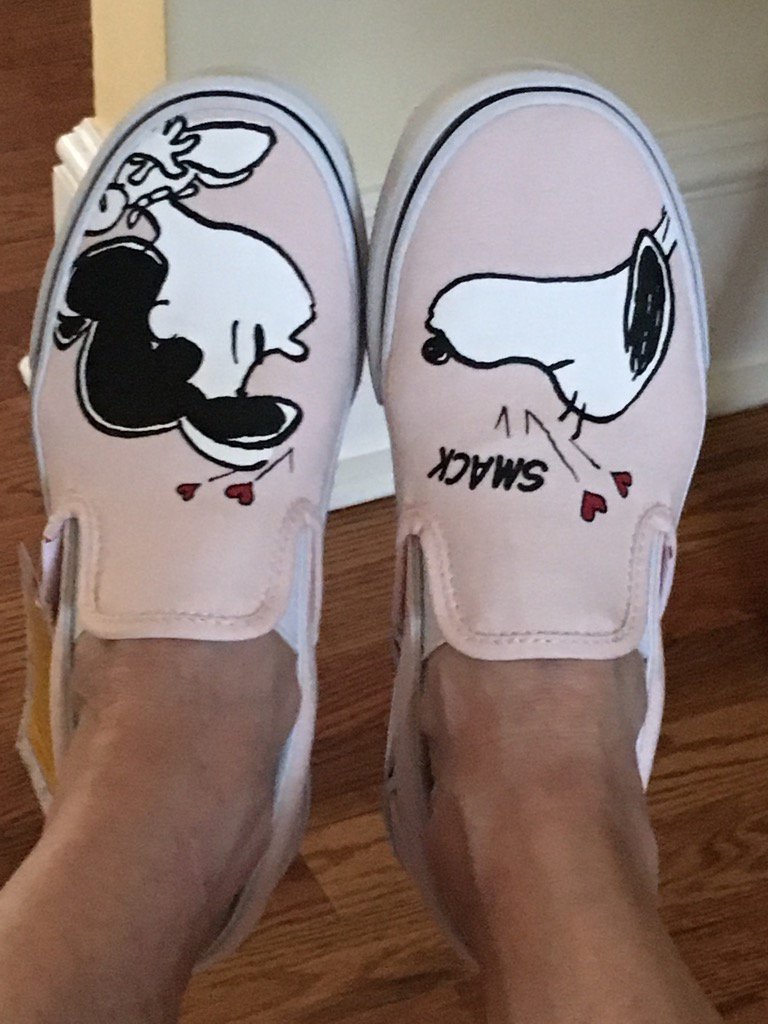 Check out these new kicks? Does life get any better than this? #Vans and #Peanuts