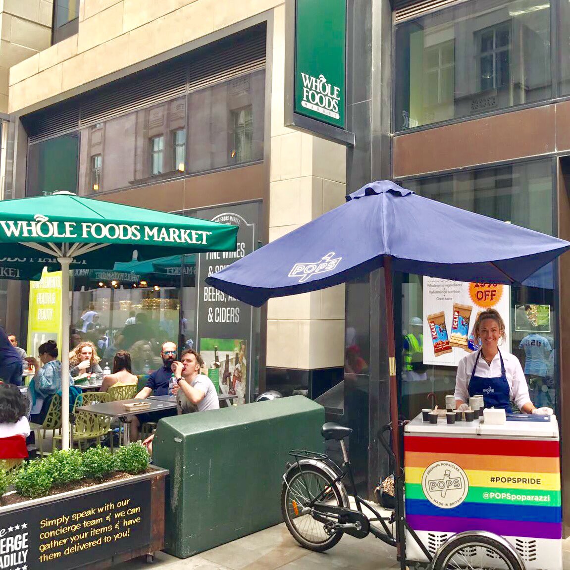POPSpoparazzi's tweet photo. So much fun today at #LondonPride outside @WholeFoodsUK #Piccadilly π³οΈβπGreat to see you all! #POPSPride https://t.co/jQ9crzAgeZ