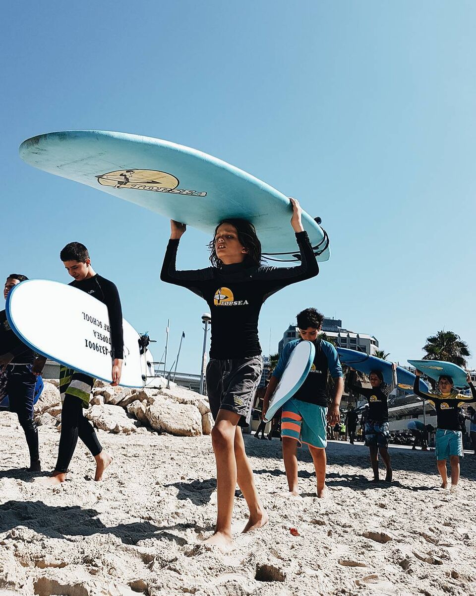 IsraelTourism's tweet photo. Surf’s up at #GordonBeach!🏄 #VisitIsrael https://t.co/0inTPxkiIz