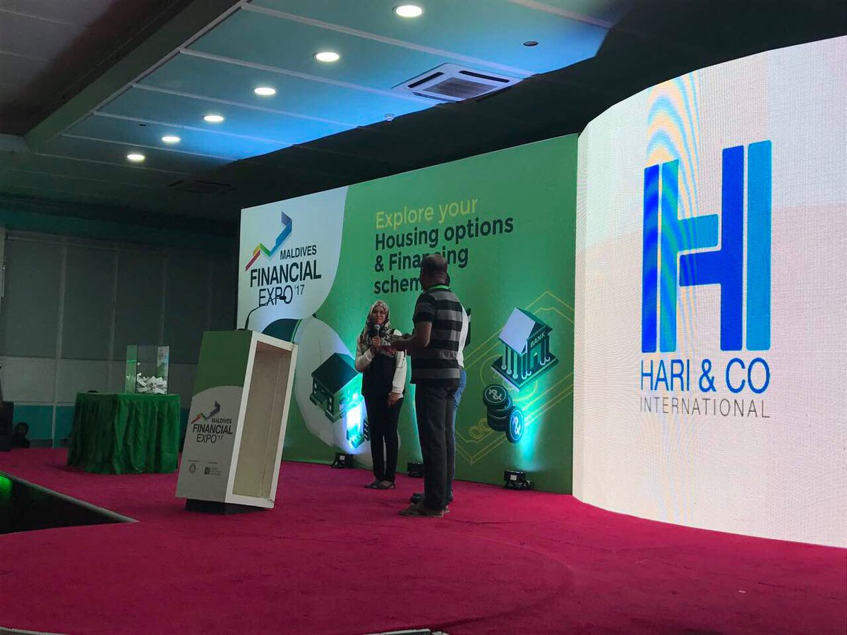 hdcmaldives's tweet photo. Tonight's lucky draw at #MFE2017 Sponsored by: 
Rainbow - Sofa bed
Hari &amp; Co. - 2 nights stay at Aavee Resort for a couple. https://t.co/3BomHcDHGP