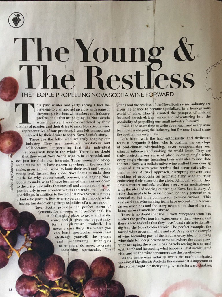ScottsGrapevine's tweet photo. Check out the author (left side of page) of this article we found at the lodge where we're staying. @amy_uncorked https://t.co/bJ5w4OJgJ8