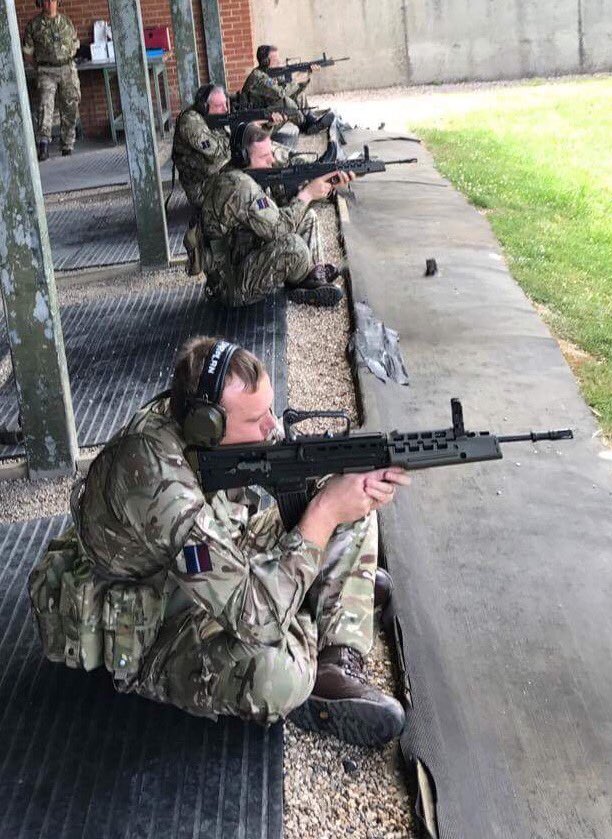 adj6satt's tweet photo. The Adj taking part in #acp18vol3 CLF3, managed to get some good scores with @HBWShooting #6satt #cershooting #whatwedo https://t.co/wfDnoZx5nx