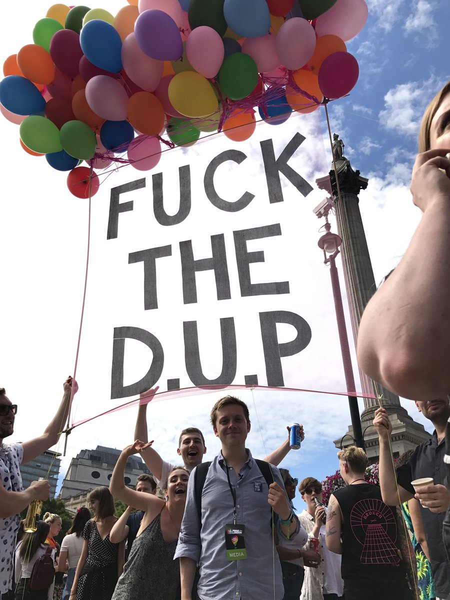 Strong message from #PrideInLondon ✊️