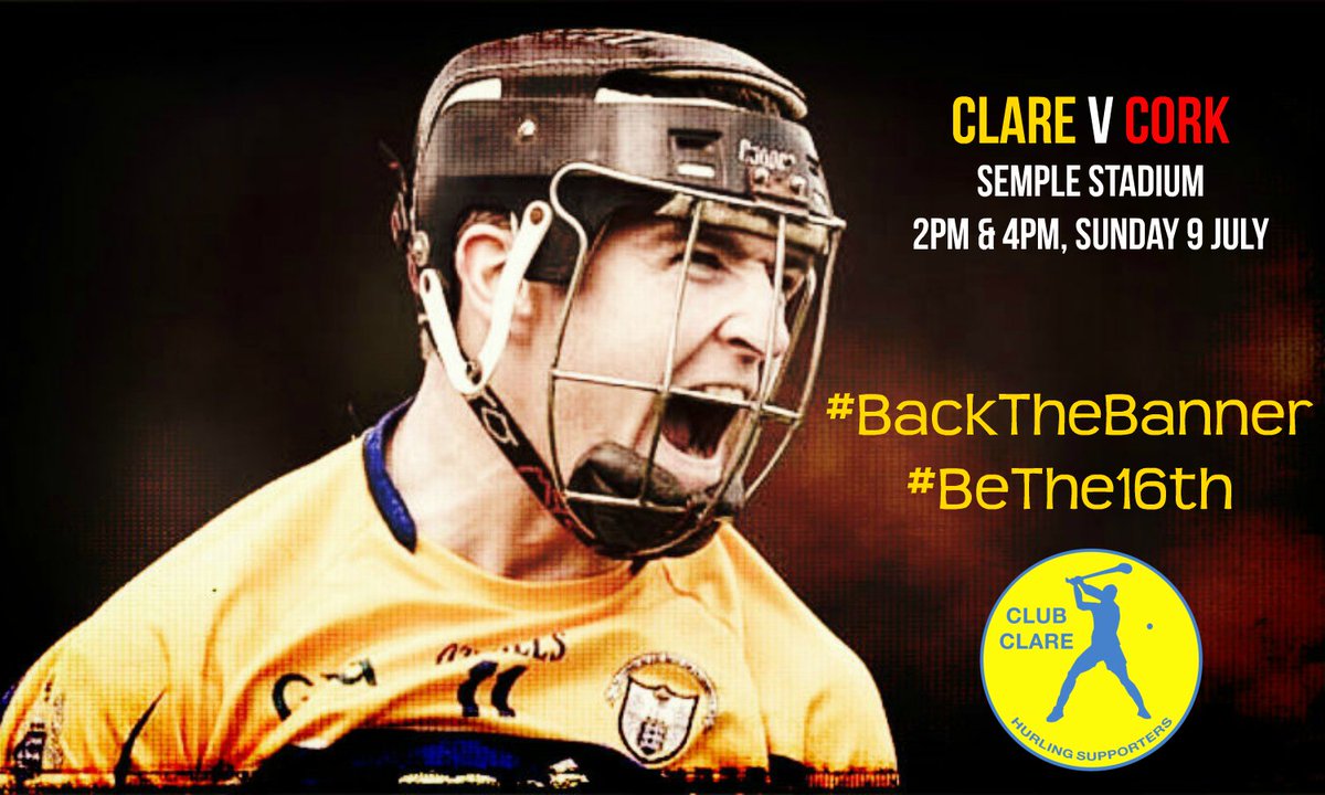 ClubClareHS's tweet photo. 24 hours to go. Best of luck to our minor and senior hurling teams. #backthebanner #bethe16th #CLAREvCORK https://t.co/NJwt7Pd0zL