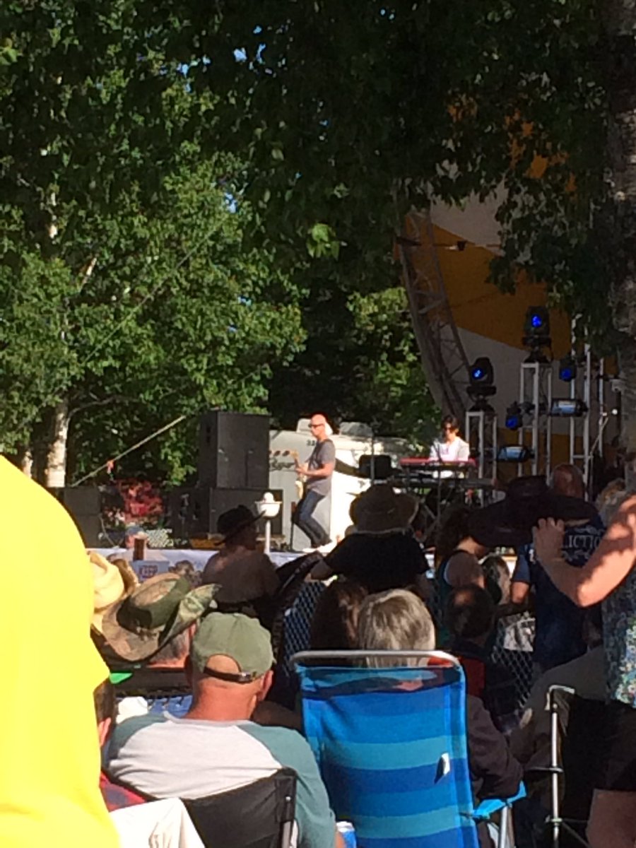 Bluesfest kicks off with Amanda Marshall and Kim Mitchell last night.