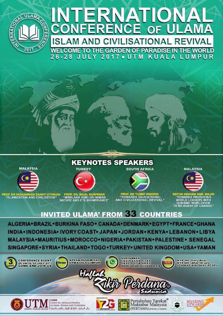 Jas_zedz's tweet photo. Kalau artis barat,berbulan sblum dtg org dah tau.

Ni korg tau x,akan ada 150 Ulama dari 33 negara akan hadir ke Mlaysia bulan ni.

Pleas rt https://t.co/6uNG7vdg8M