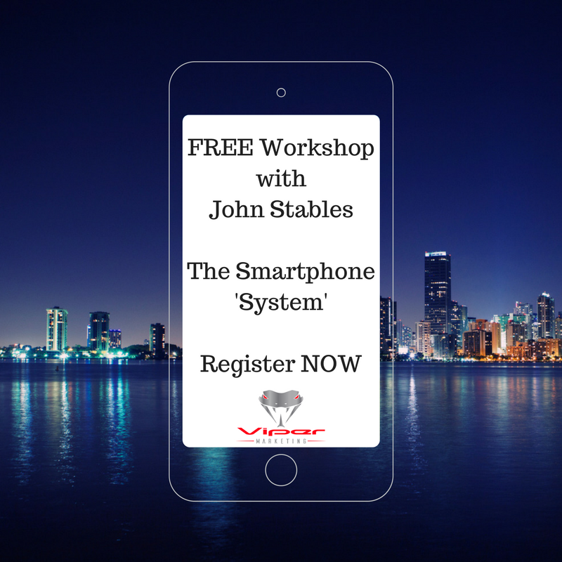 Register NOW for your Personalised Link. Smartphone.MoneyMasterclass.com

PLEASE NOTE : Seats are very limited - Please arrive early.