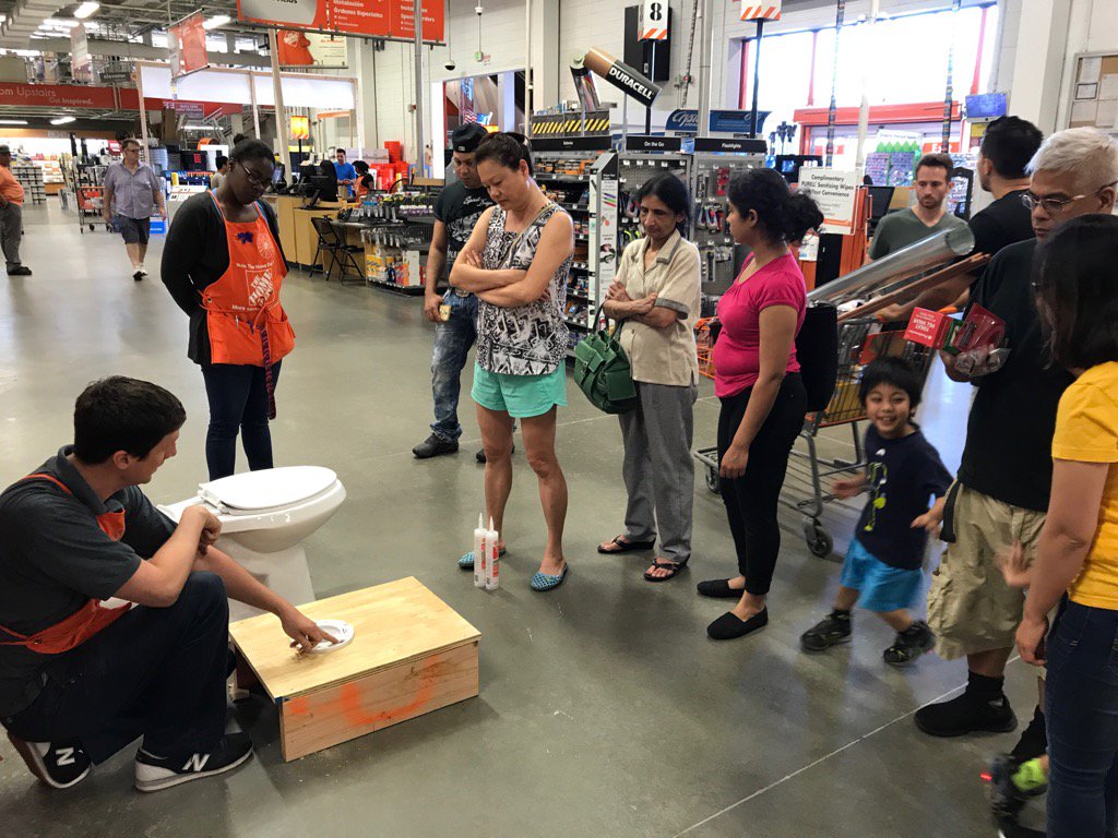 toilet install made easy by JAMES !