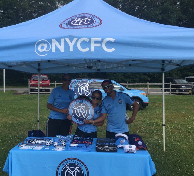LIRoughRiders's tweet photo. . Fantastic to have @NYCFC here today supporting the @LIRoughRiders 2017 #IndyCup https://t.co/uWA2nJzpu3