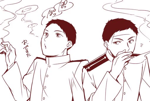れんしゅー
昭和の人たちだからタバコばかすか吸うよね、きっと 