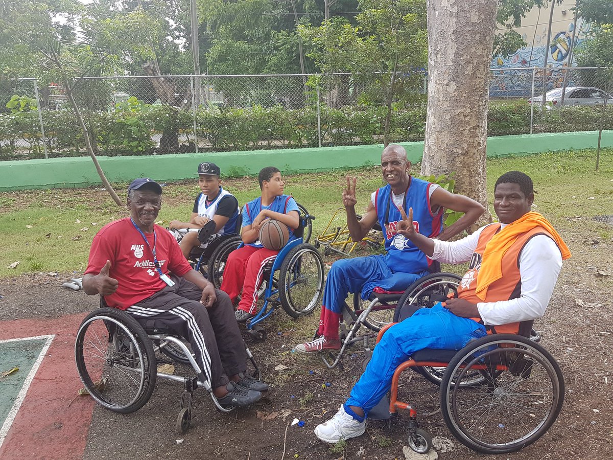 SoterioRamrez's tweet photo. Los Atletas de Baloncesto en Silla de Ruedas se preparan para Los Juegos Nacionales en La Provincia Hermanas Mirabal @MDeportesRD @dddiaz https://t.co/U5qVwCP6vL