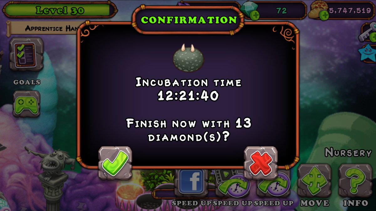 BrenMsm's tweet photo. I just got the rare reebro on my air island, and the rare grumpyre on my ethearel. #MySingingMonsters https://t.co/Gp43yFERH0