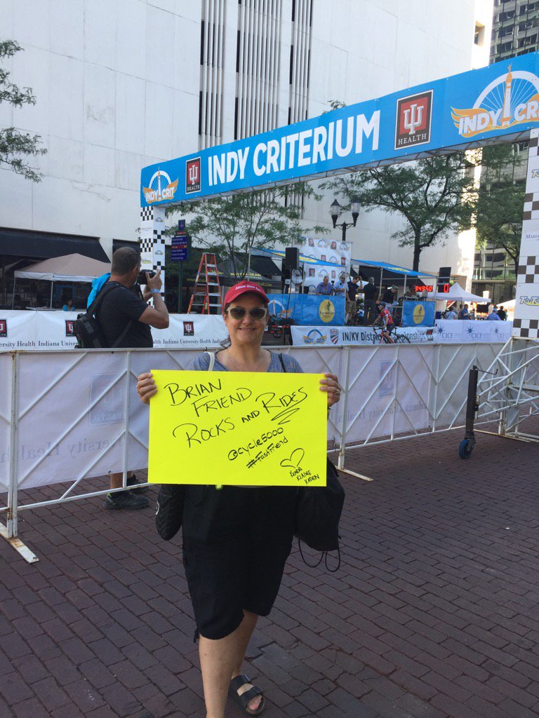 IndyKRF's tweet photo. So proud of our biker @Cycle5000 #fastFriend https://t.co/O6aI6Fhy6u
