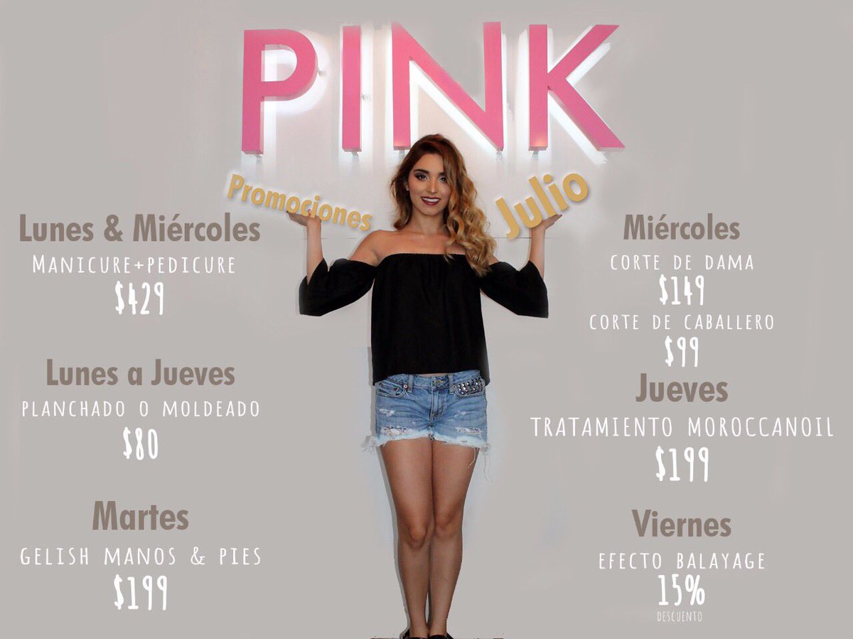 PROMOCIONES DE JULIO✨🙋🏼
Agenda tu cita y aprovechas todas nuestras promos del mes.

#PinkNails #beauty #Julio #Promociones #FelizSabado