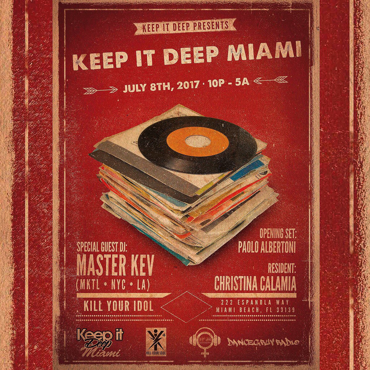 DSOchristina's tweet photo. ๐ฅ#Tonight We Will #KeepItDeepMiami #DJs
#MASTERKEV
#PAOLOALBERTONI
#CHRISTINACALAMIA
@ @KillYourIdolMIA #HouseMusic #ALLNIGHTLONG #Saywhat https://t.co/yqa5tQTCEU