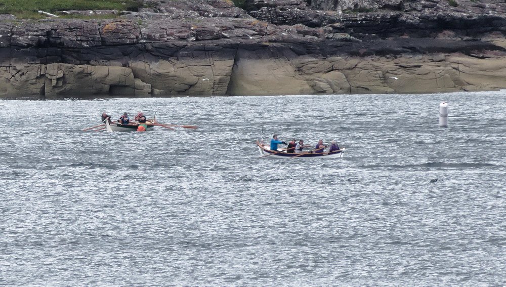 TanglewoodHouse's tweet photo. It's the Ullapool Coastal Rowing Regatta today and tomorrow, here's our view of it. Pretty close racing, good luck everyone! https://t.co/C5y804CMAK