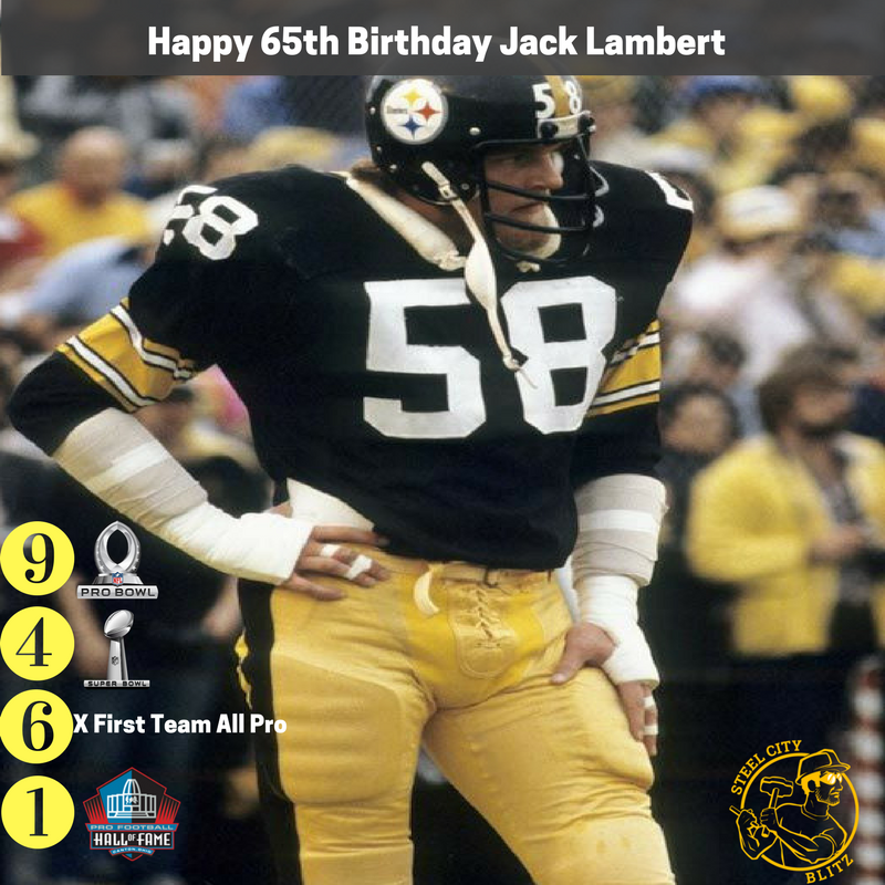Happy Birthday Mr. Lambert from crew at to wish Jack Lambert a 65th Birthday! 