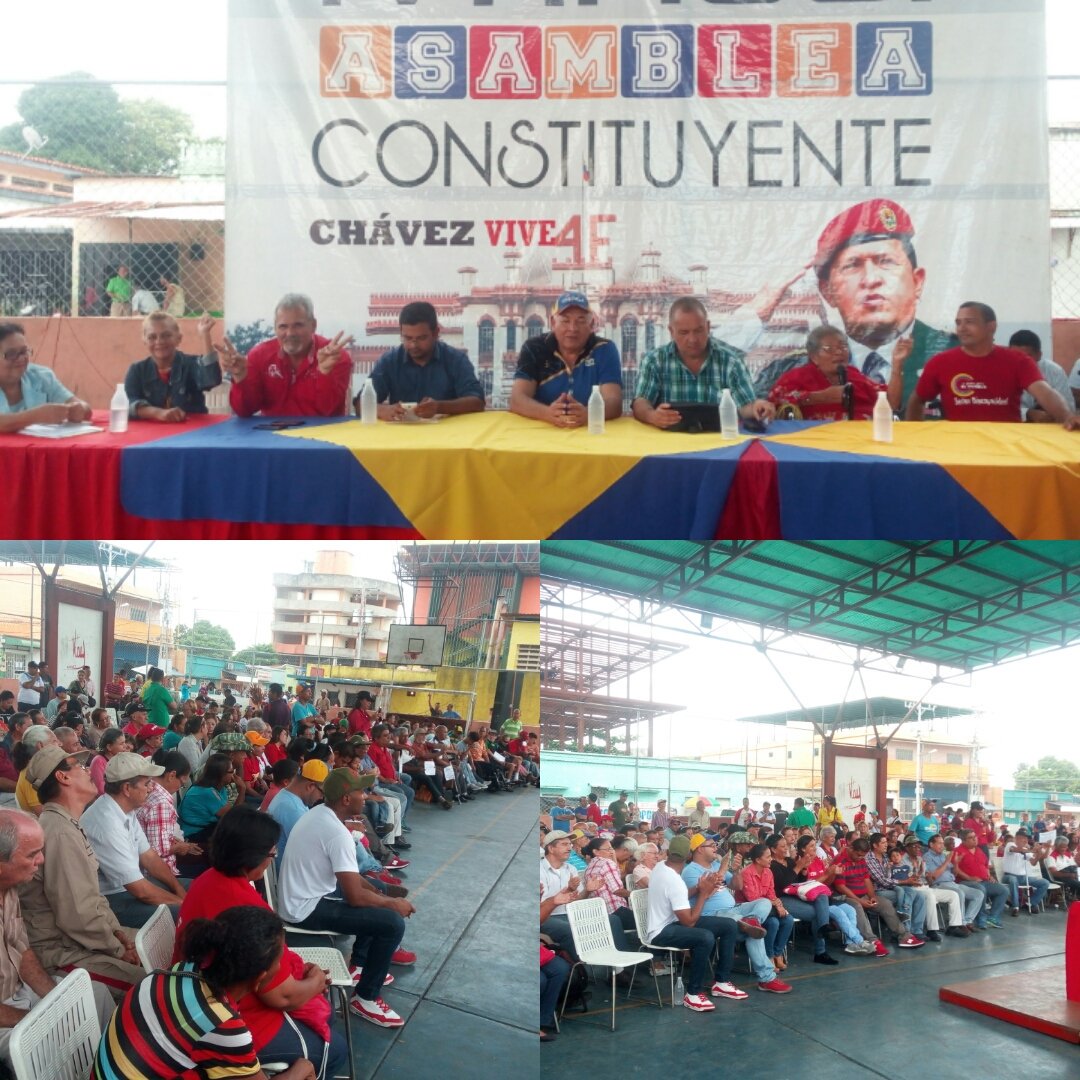 Juramentacion de los comité constituyentistas del sector discapacitados y pensionados #LaConstituyenteVa