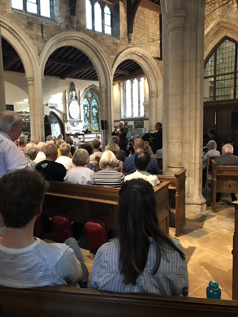 Jazz night off to a great start!! With another packed out audience. Be sure not to miss the last day including the Harborough Singers