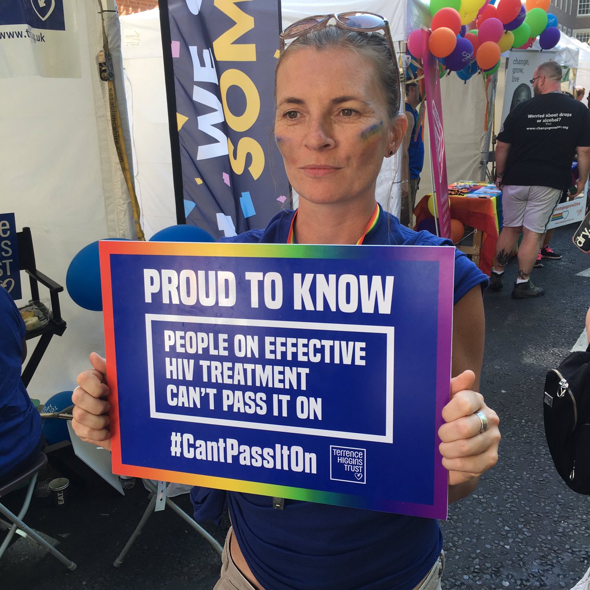 THTorguk's tweet photo. RT this if you're proud to know that people living with HIV on effective treatment #CantPassItOn https://t.co/FyBpMLgWvt
