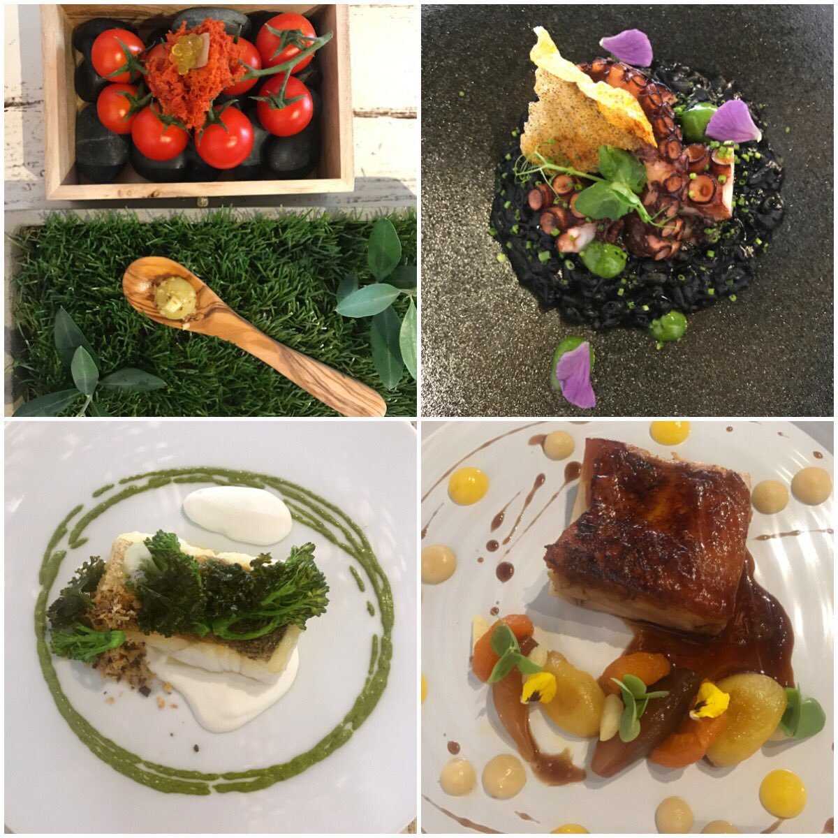 belenparra_'s tweet image. Elogio de la gastronomía/cultura española a partir dl producto de cada territorio en el menú degustación by @Sim0nAP. Cada plato en su sitio