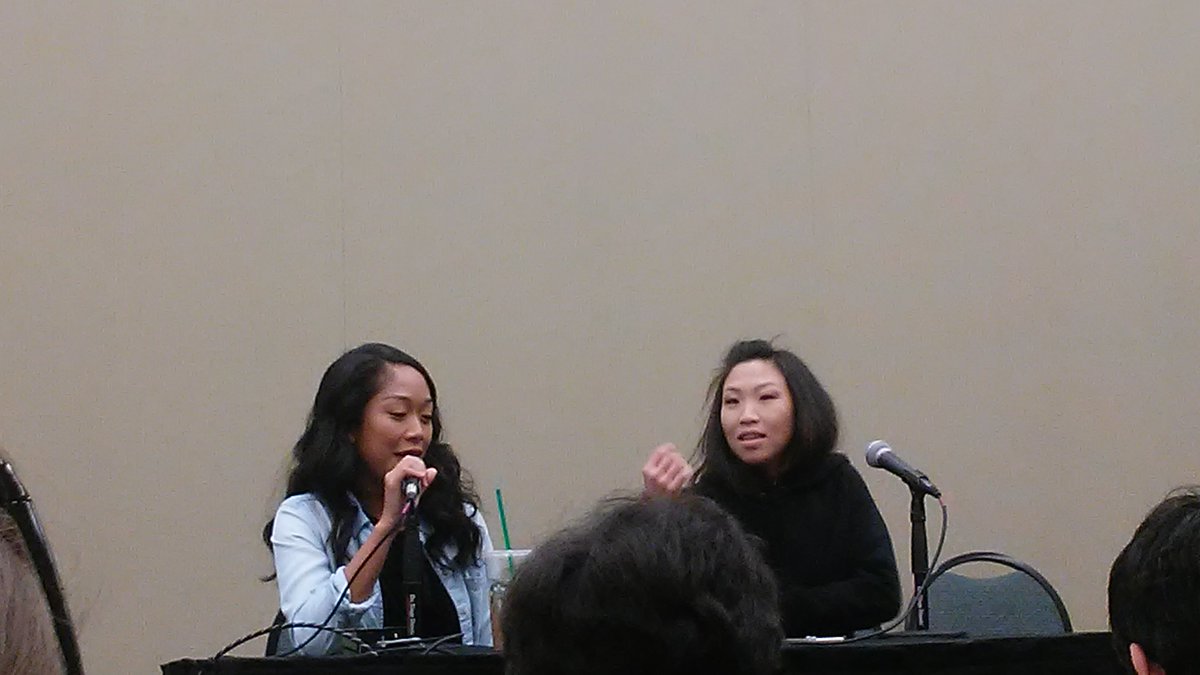 hypercanigula's tweet photo. "you know what shelby plus michaela spells? trouble!" #connecticon #nomoderators https://t.co/CISKSm8PhZ